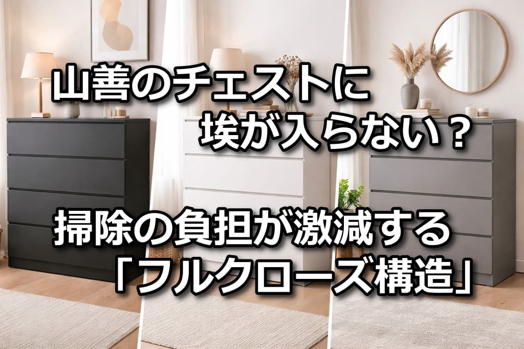 山善 チェスト 埃が入らない