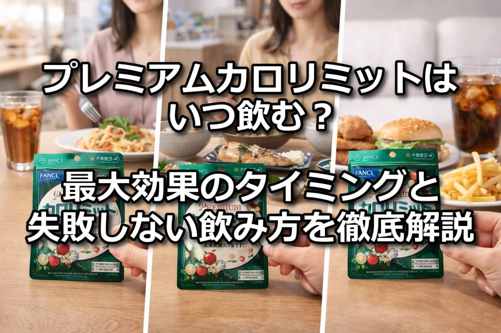 プレミアムカロリミット いつ飲む