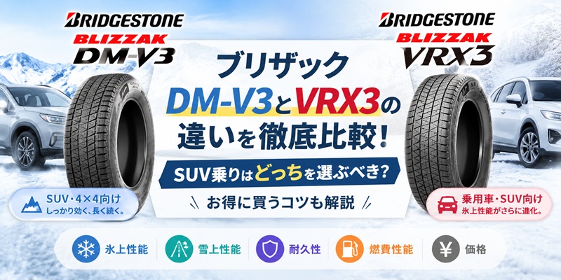 ブリザック dm-v3 vrx3 違い