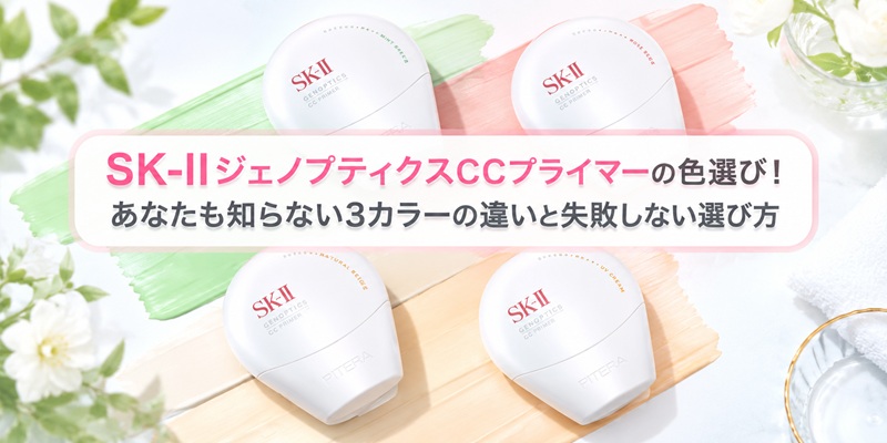 SK-II ジェノプティクス CC プライマー 色選び